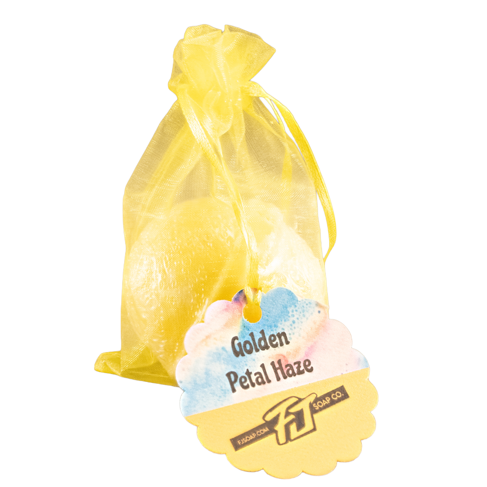 Bath Bomb Large 5oz Golden Petal Haze