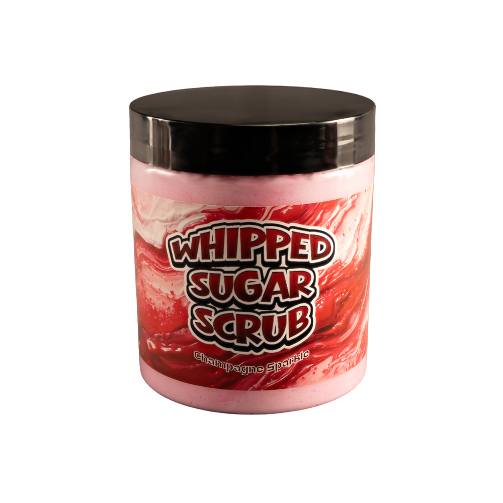 Whipped Sugar Scrub (Champagne Sparkle)