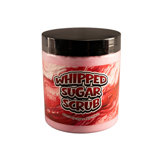 Whipped Sugar Scrub (Champagne Sparkle)