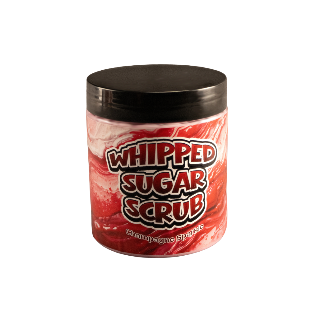 Whipped Sugar Scrub (Champagne Sparkle)